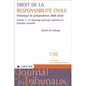 Droit de la responsabilité civile - Chronique de jurisprudence 2008-2020 Volume 2 : Le dommage (