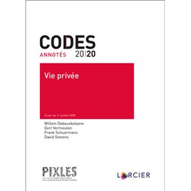 Code annoté - Legislation vie privée