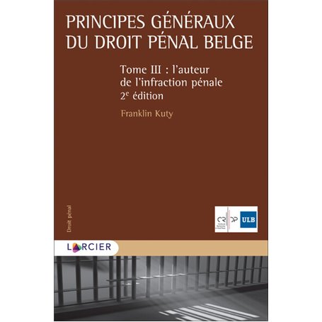 Principes généraux du droit pénal belge