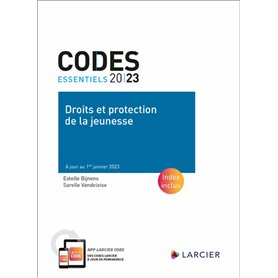 Code essentiel Droits et protection de la jeunesse 2023 - À jour au 1er janvier 2023