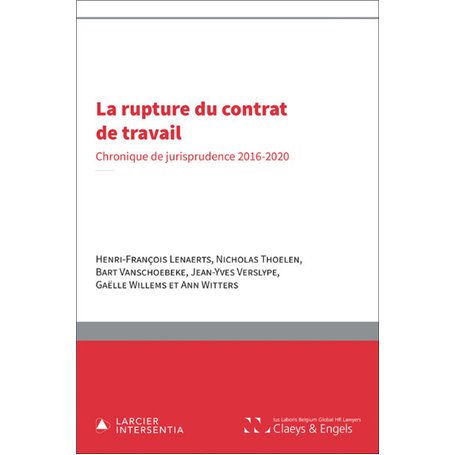 La rupture du contrat de travail