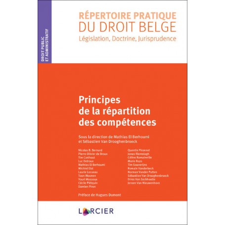 Principes de la répartition des compétences