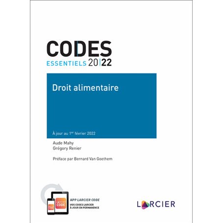 Code essentiel - Droit alimentaire