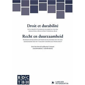 Droit et durabilité / Recht en duurzaamheid