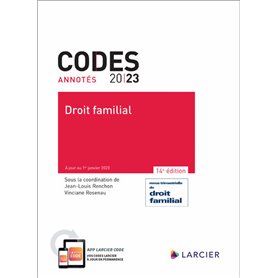 Codes annotés Droit familial 2023
