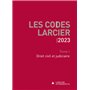 Codes Larcier 2023 - Tome 1 Droit civil et judiciaire