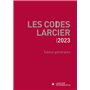 Codes Larcier 2023 - Tables générales