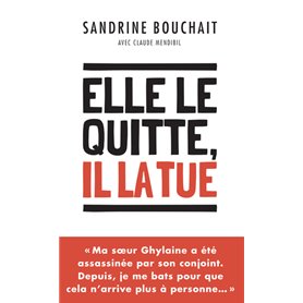 Elle le quitte, il la tue