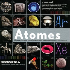 Atomes - Une exploration visuelle de tous les éléments connus dans l'univers.