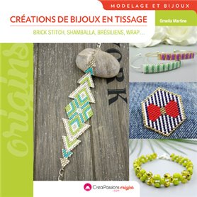 créations de bijoux en tissage : brick stitch, shamballa , brésiliens, wrap