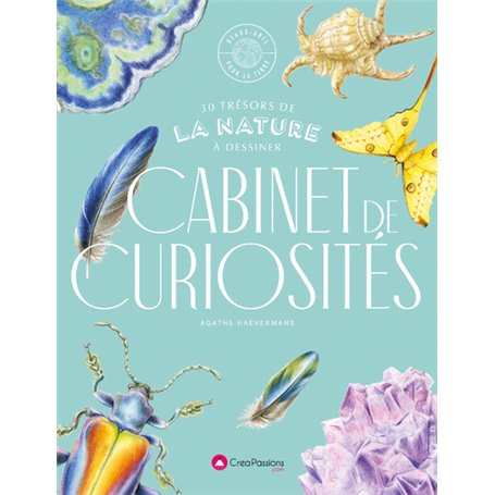 Cabinet de curiosités - 30 trésors de la nature à dessiner