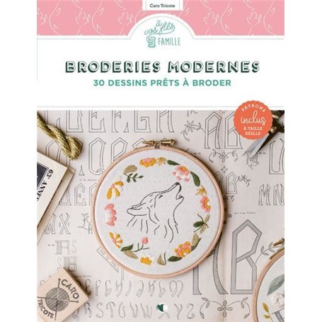 Broderies modernes - 30 dessins prêts à broder