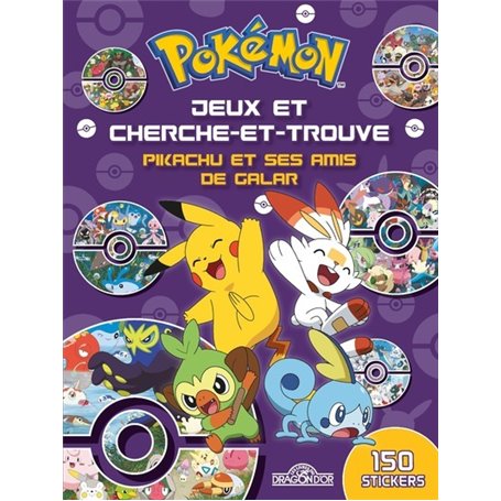 Pokémon - Jeux et cherche-et-trouve - Pikachu et ses amis de Galar