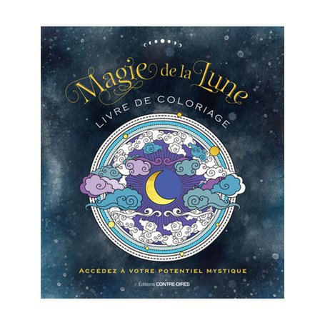 Magie de la lune - Livre de coloriage