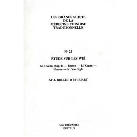 Etude sur les wei n 22