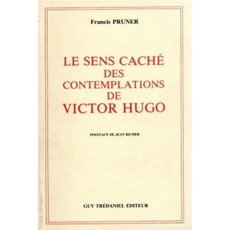 Le sens cache des contemplations de victor hugo