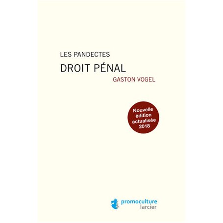 Les pandectes - Droit pénal