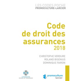 Code poche Promoculture-Larcier - Code de droit des assurances