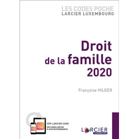Code poche Larcier Luxembourg - Droit de la famille