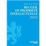 Recueil de Propriété intellectuelle 2022