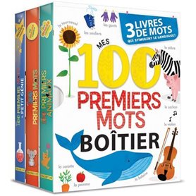 Boitier - Mes 100 premiers mots - 3 livres de mots