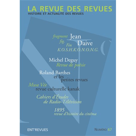 La Revue des revues - N° 67