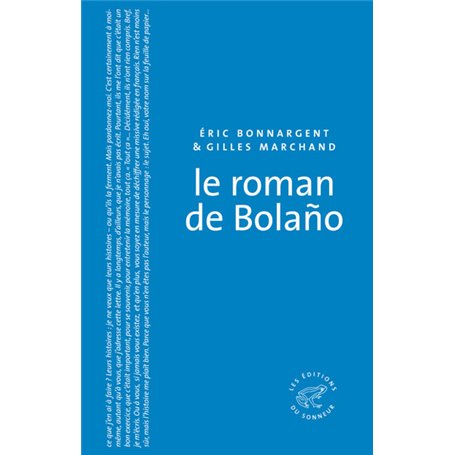 Le Roman de Bolano