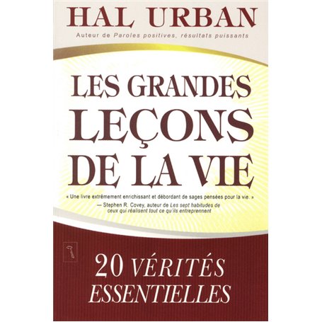 LES GRANDES LECONS DE LA VIE