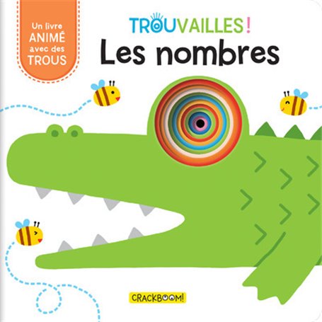 Les nombres - Livre à trous dès 18 mois