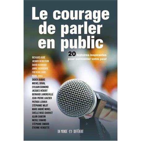 Le courage de parler en public