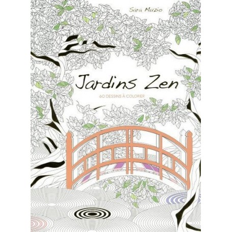 Jardins zen - 60 dessins à colorier