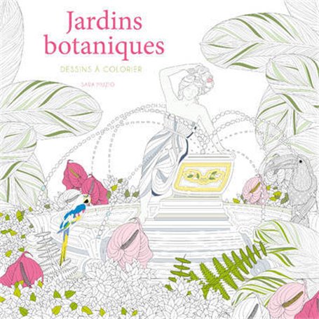 Jardins botaniques - Dessins à colorier