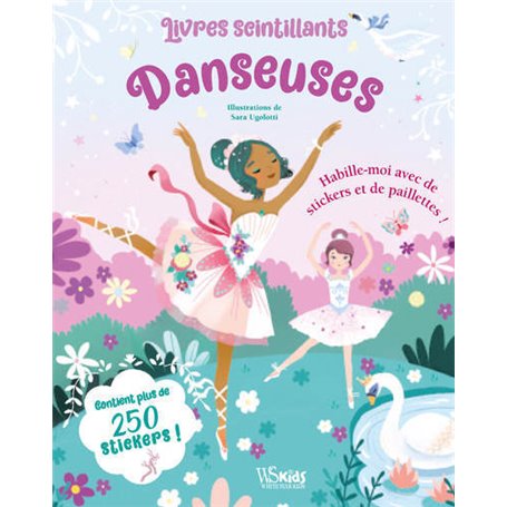 LIVRES SCINTILLANTS Danseuses - Habille-moi avec des stickers