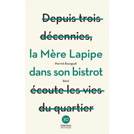 La Mère Lapipe dans son bistrot