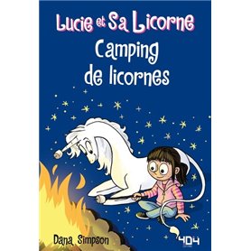 Lucie et sa licorne - Camping de licornes