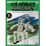 Coloriages Minecraft - Plus de 30 scènes à colorier, avec 80 stickers !