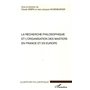 La recherche philosophique et l'organisation des masters en France et en Europe