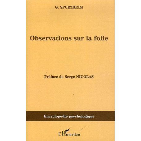 Observations sur la folie