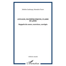 Annales, mathématiques, classe de 3ème