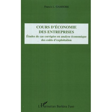 Cours d'économie des entreprises