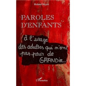 Paroles d'enfants