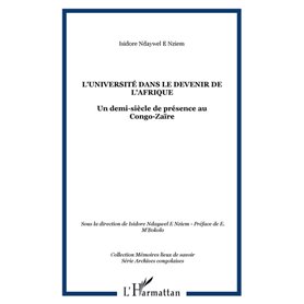 L'Université dans le devenir de l'Afrique