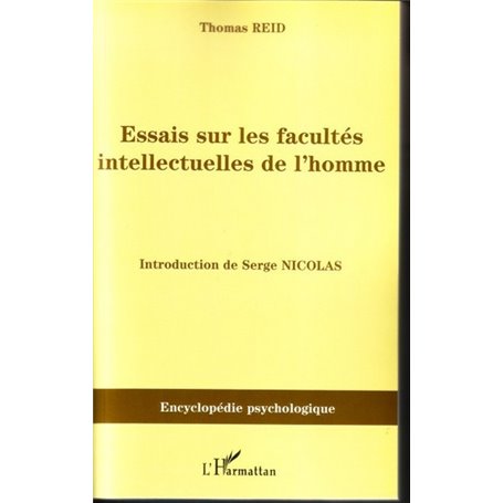 Essais sur les facultés intellectuelles de l'homme