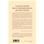 Le pouvoir exécutif dans le constitutionnalisme des Etats d'Afrique