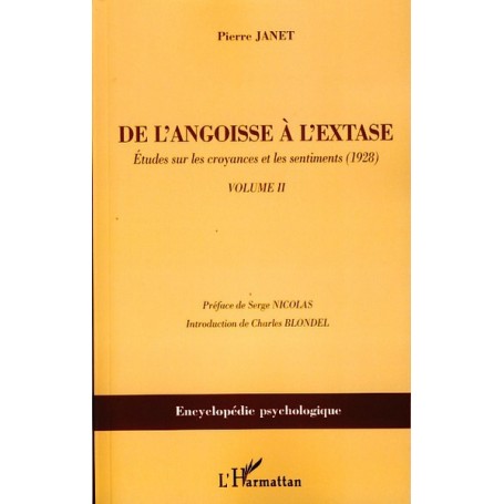 De l'angoisse à l'extase