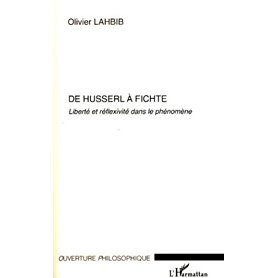 De Husserl à Fichte