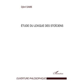 Etude du lexique des stoïciens