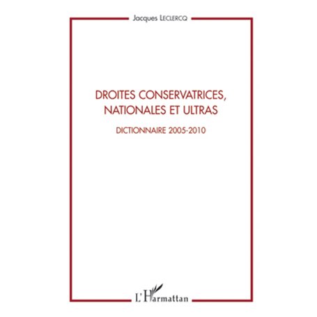 Droites conservatrices, nationales et ultras