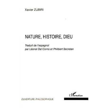 Nature, Histoire, Dieu