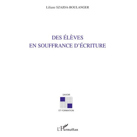 Des élèves en souffrance d'écriture